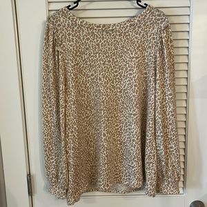 Banana Republic Lightweight Animal Print Sweater